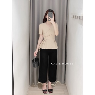 Áo peplum trai eo tôn dáng thời trang thiết kế nữ Calie House A257