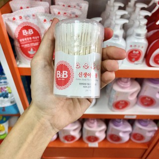 BÔNG TĂM DÀNH CHO TRẺ SƠ SINH B&B 210 CHIẾC/HỘP