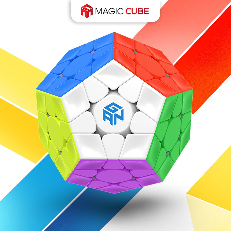 Rubik Nam Châm Bậc 5 GAN Elf Five Magic M Magnetic , Rubic Megaminx SPEED CUBE