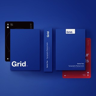 Grid Series Two - Typographic Playing Cards