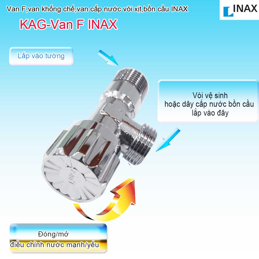 Van giảm áp lực nước, van vòi Inax KAG-Van F Inax