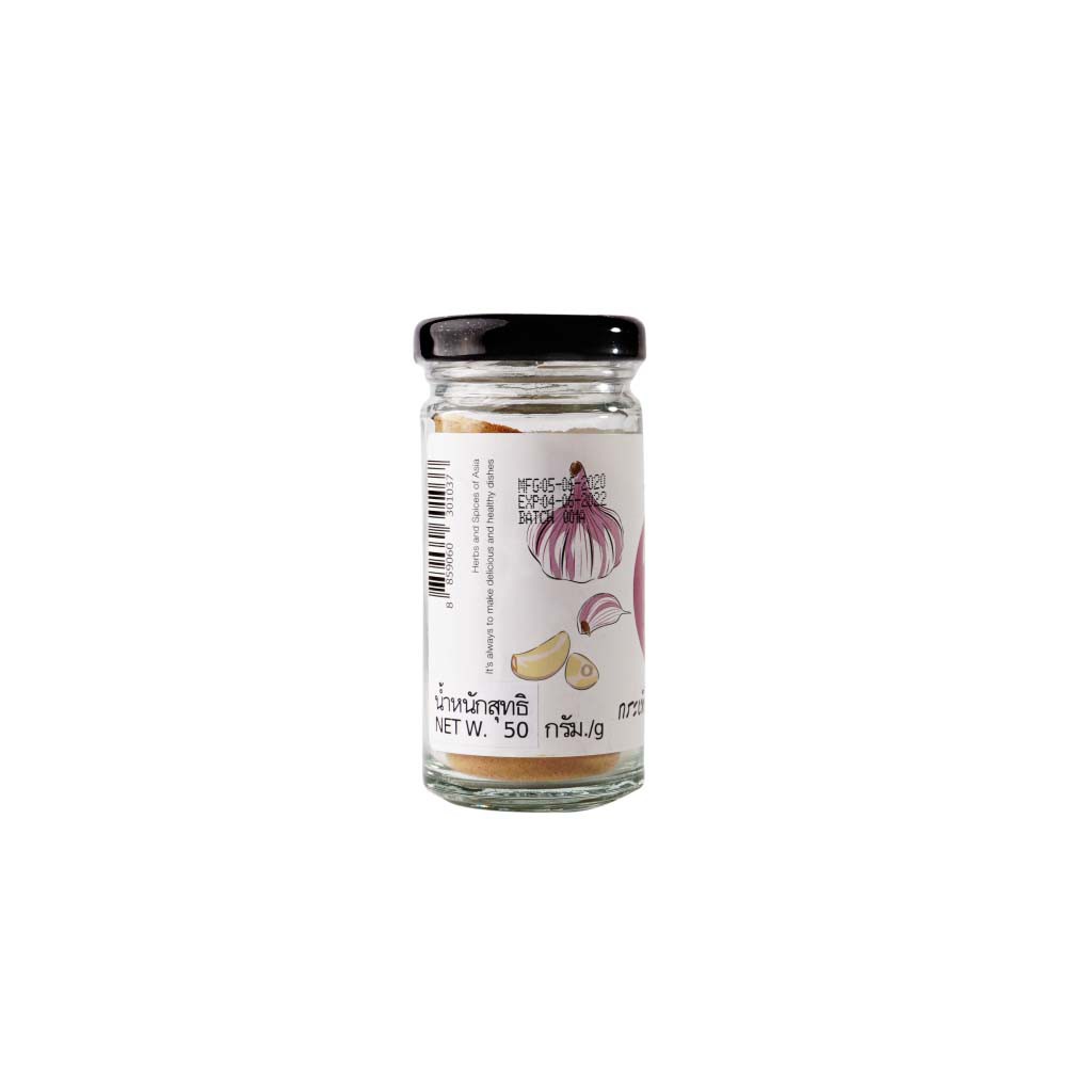 Bột Tỏi Hữu Cơ Lumlum 50g Organic Garlic Powder