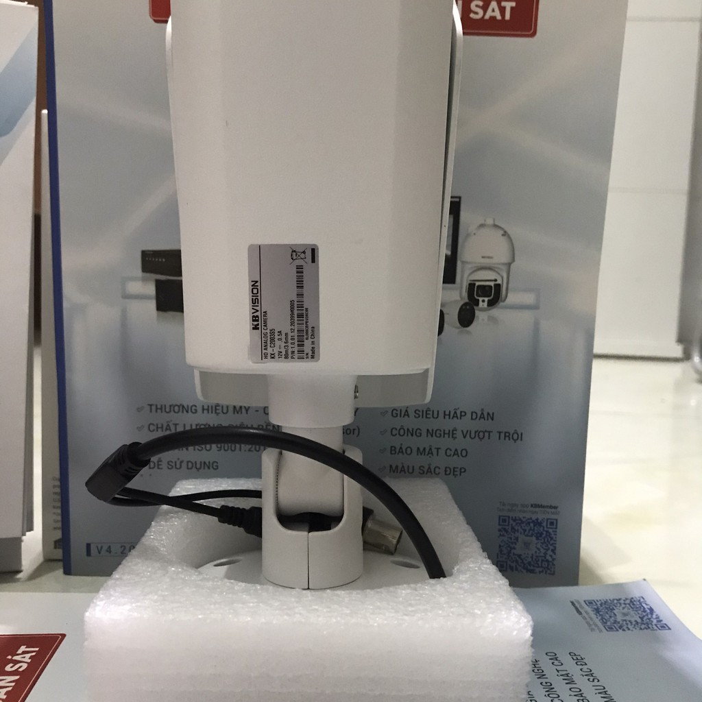 KX-C2003S5 Camera Kbvision 2.0MP Hồng Ngoại 80 Mét Thích Hợp Gắn Nhà Xưởng, Khu Phố Bảo Hành 24 Tháng