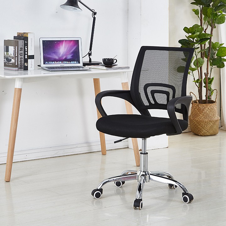 Ghế văn phòng W11 - Xoay 360 độ - Tùy chỉnh cao thấp [Top 1 doanh số bán chạy]