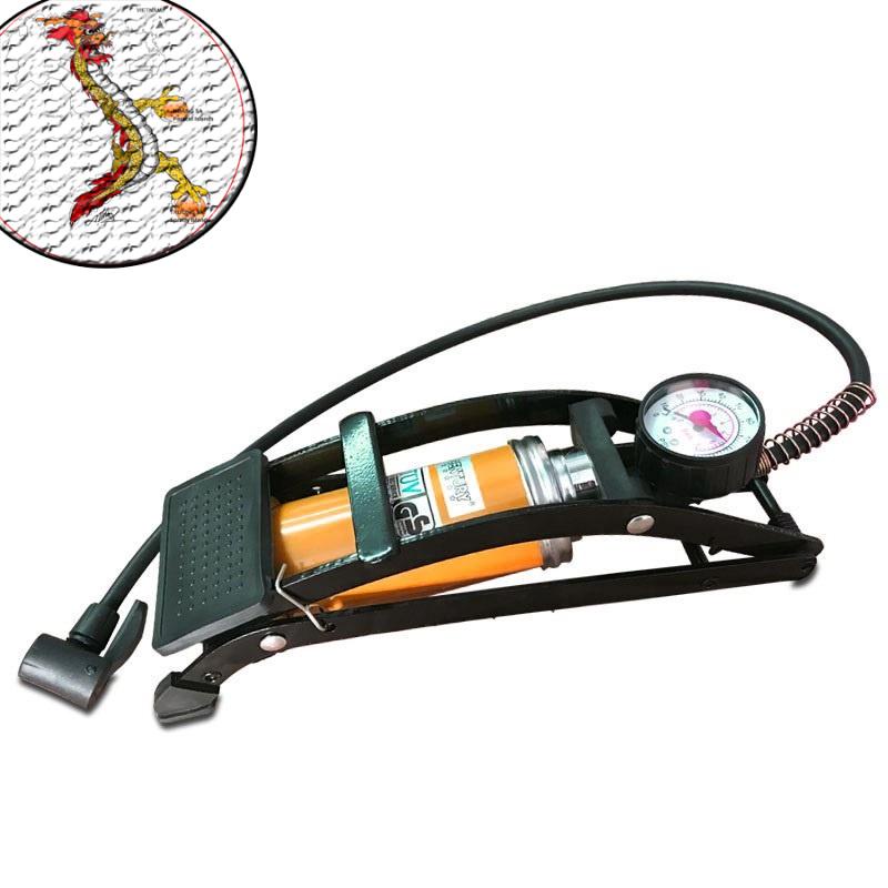 [Rẻ vô địch] Bơm xe đa năng loại bơm dẫm/ bơm chân, siêu bơm xe máy xe đạp hàng xịn [chạy bằng cơm]