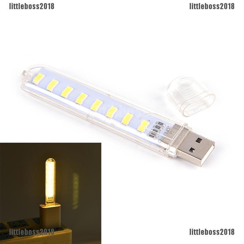 Đèn LED mini 8 bóng cổng USB tiện lợi