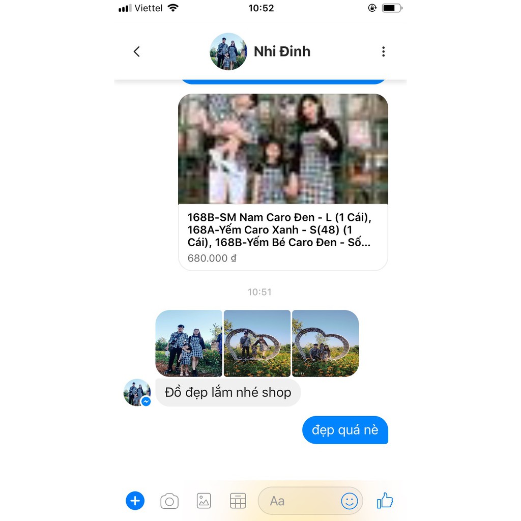Combo Sơ Mi Váy Gia Đình Fig Tree Mã 168B Caro Đen Nữ Kèm Áo Thun