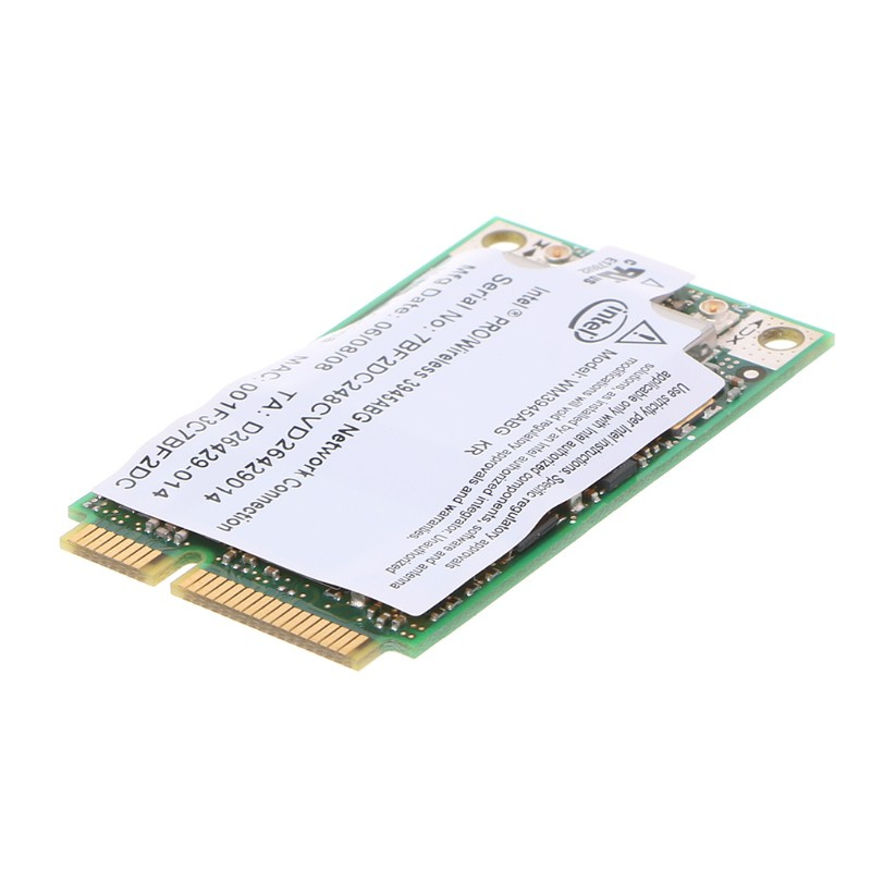(Hàng Mới Về) Card Wifi Không Dây Wm3945Abg Mini Pci-E 54m 802.11a / B / G Cho Laptop Dell Asus
