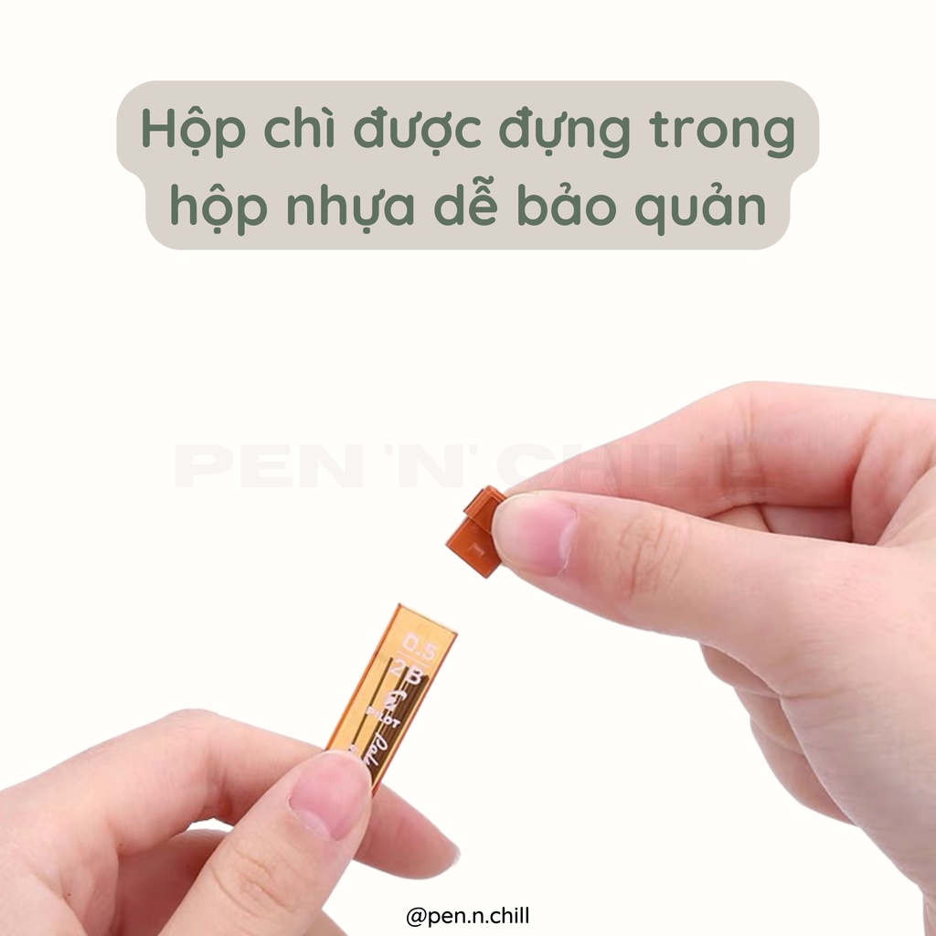 Ruột bút chì bấm Pilot Hi polymer cỡ ngòi 0.3/0.5/0.7mm