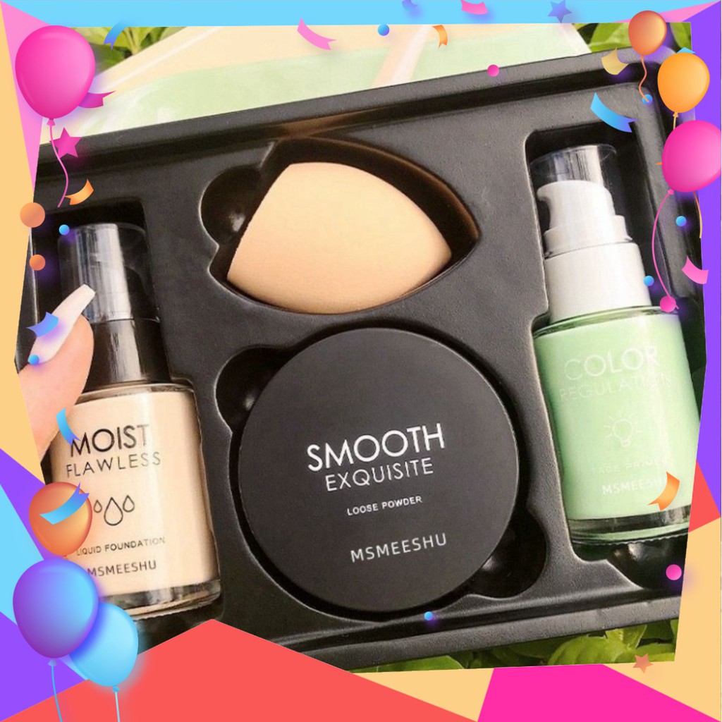 [FREESHIP_Thanh lí 1 ngày] BỘ TRANG ĐIỂM 4 MÓN BAXI PRETTY MAKEUP