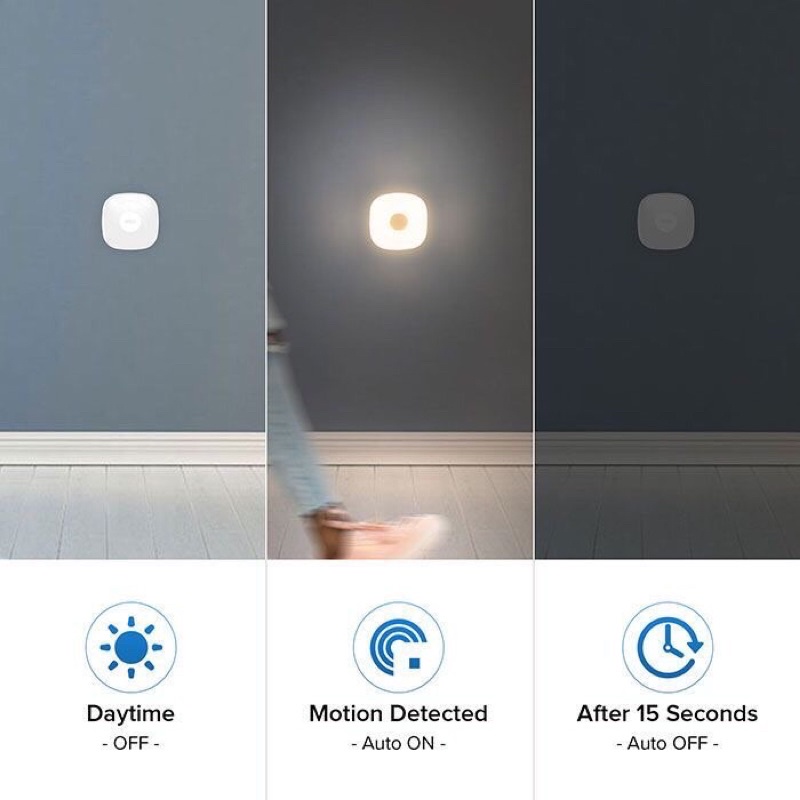 Đèn LED cảm biến thông minh thích hợp cho tủ quần áo/hành lang/cầu thang/phòng ngủ/phòng tắm