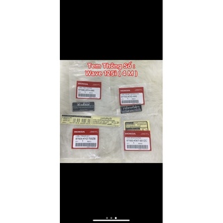 Tem Thông số Wave Thái 125