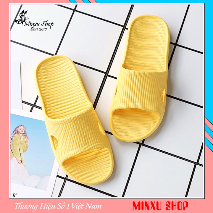 Dép lê nam nữ mang đi ở trong nhà văn phòng nhà tắm khách sạn xốp siêu nhẹ chống trơn trượt cực êm Minxu shop DEP04
