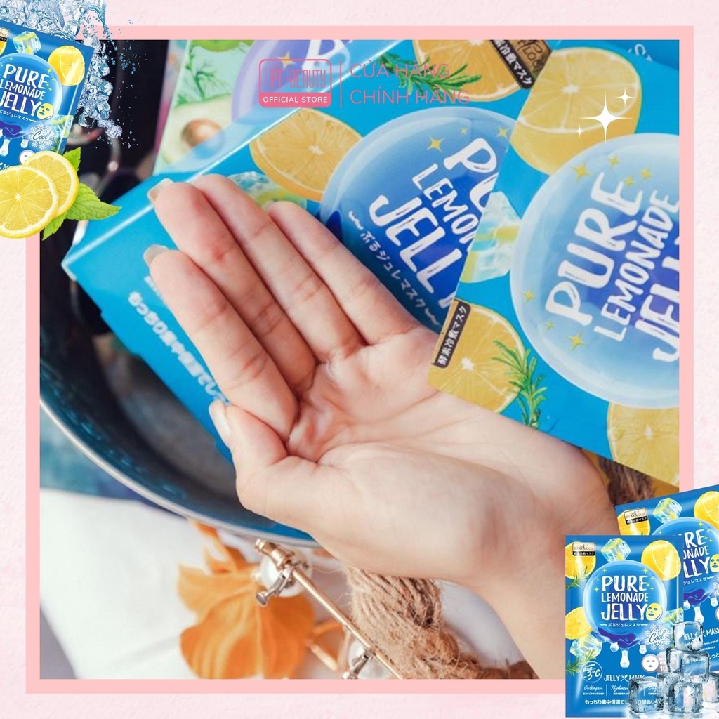 Mặt nạ Thạch Sexylook Jelly Chanh cấp ẩm hộp 3 miếng