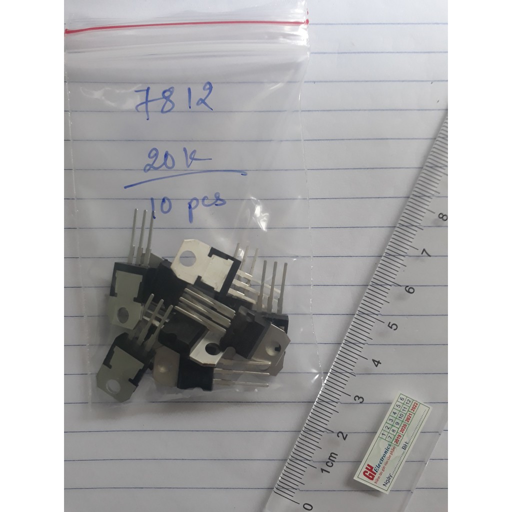 COMBO 10 con IC 7812 ổn áp 12V