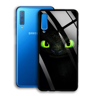 [FREESHIP ĐƠN 50K] Ốp lưng Samsung Galaxy A7 2018 / A750 - 03044 7803 TOOTHLESS01 - mặt Kính