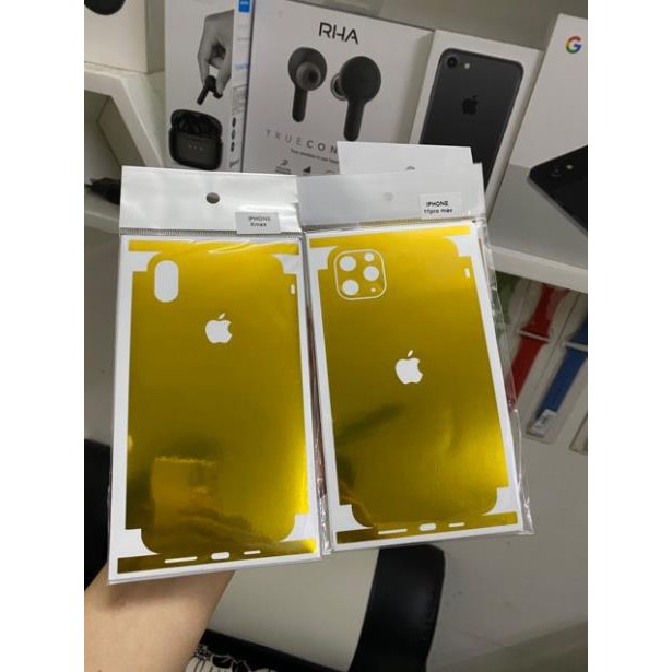 Skin dán iphone vàng siêu đẹp
