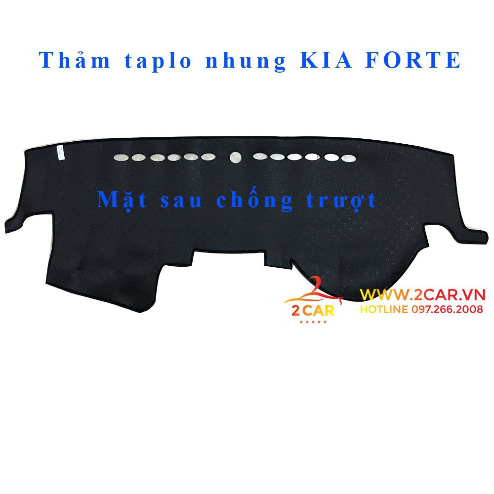 Thảm taplo nhung KIA FORTE