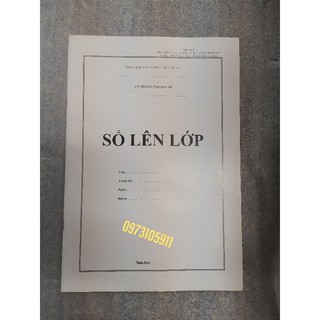 Sổ Lên lớp mẫu số 5 ( 5 quyển)