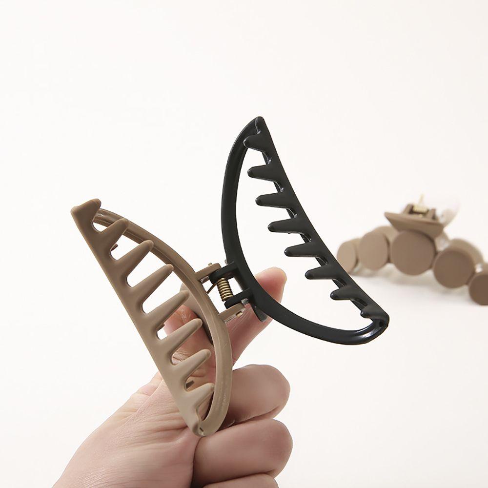 NICKOLAS Kẹp Tóc Hình Chữ M / Cá Mập / Bông Hoa Hai Màu Dễ Thương Cho Nữ