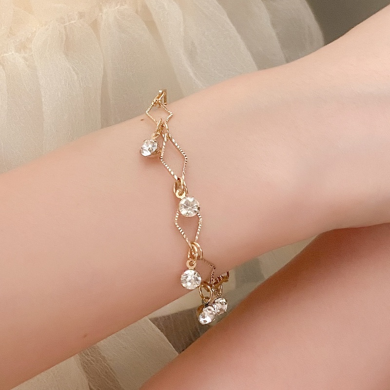 Vòng Tay Bạc Đính Hạt Ngọc Trai Thời Trang Hàn Quốc Dành Cho Nữ