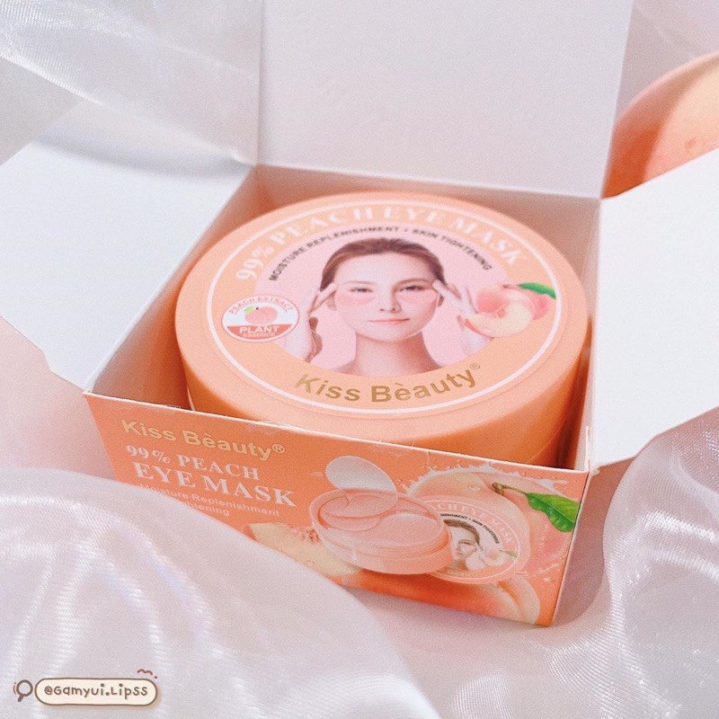 Mặt nạ mắt Kiss beauty 🍑MASK EYE KISS BEAUTY PEACH🍑 | BigBuy360 - bigbuy360.vn