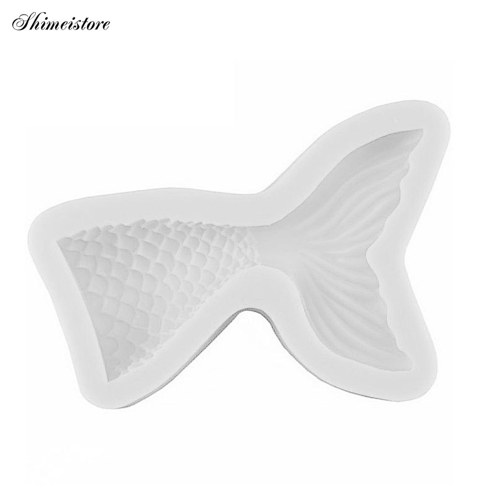 Khuôn Silicone Tạo Hình Đuôi Nàng Tiên Cá Trang Trí Bánh Kem / Làm Bánh Cupcake BG4
