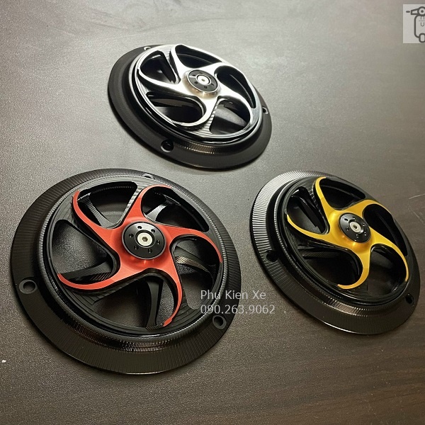 Ốp Quạt Gió Xoay Vespa Hàng CNC Mẫu Sao 5 Cánh