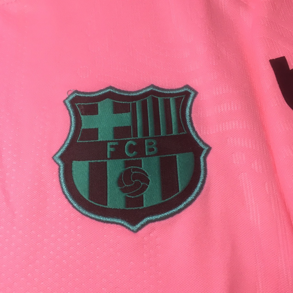 Bộ Quần Áo Bóng Đá Barcelona  Màu Hồng Vải Thái Cao Cấp Cực Xịn Xò 2020 - Đồ Đá Banh Đẹp