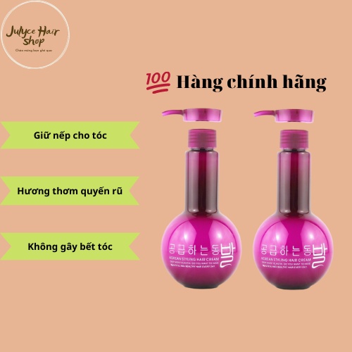 Gel dưỡng tóc tạo kiểu giữ nếp tóc xoăn Hàn quốc