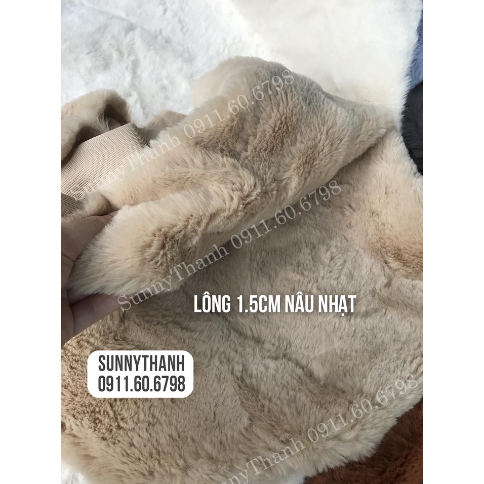 SALE QUÁ RẺ ! Sale vải khúc lông thỏ LẠNH siêu mềm mịn mướt - giá bèo so với vải mét