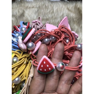 Day cot tóc đính charm xinh xỉu