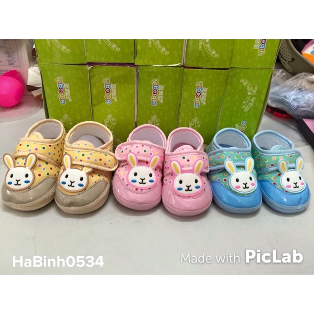 Giày tập đi cho bé 6-12M
