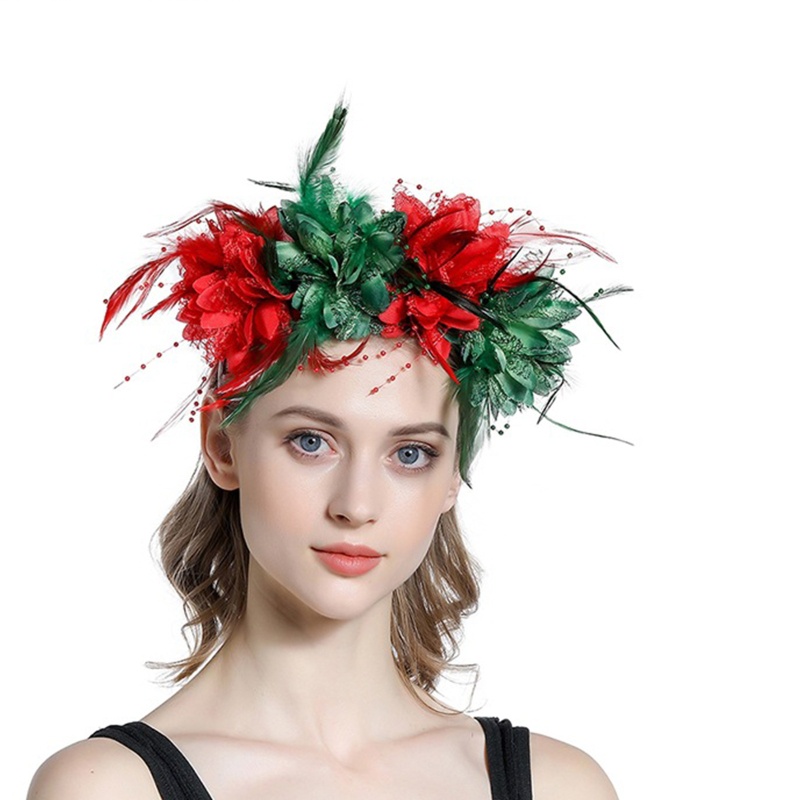 Băng Đô Cài Tóc Đính Hoa Phong Cách Lolita Thời Trang Cho Nữ