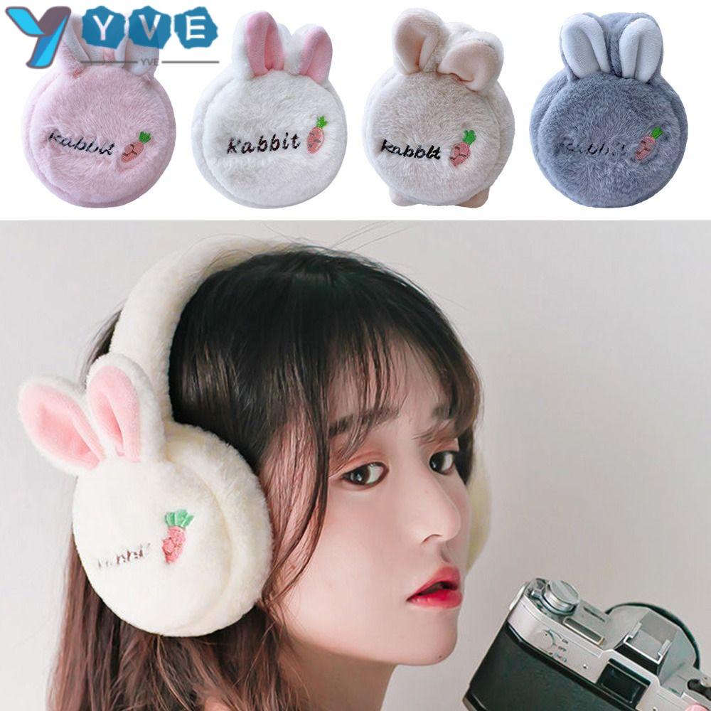 Đệm Bọc Tai Nghe Chụp Tai Phủ Lông Mềm Mại Phù Hợp Cho Mùa Đông