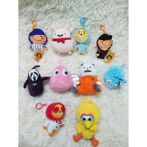 Gấu bông móc khoá nhựa