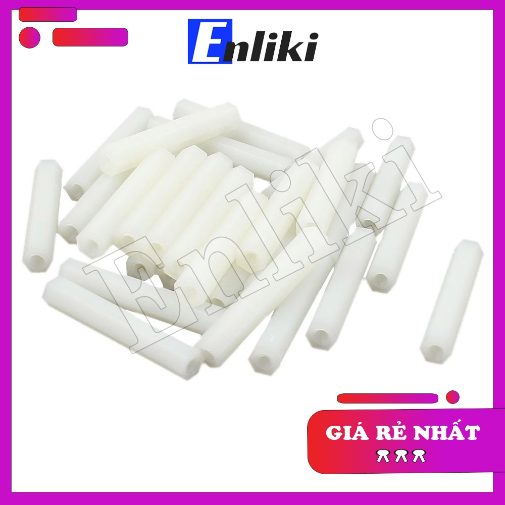2 Chiếc Cọc Nhựa M3 10mm Cái-Cái