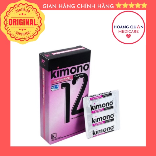 Bao Cao Su Kimono Hồng Rose, Siêu Mỏng, Xuất xứ Nga 12c