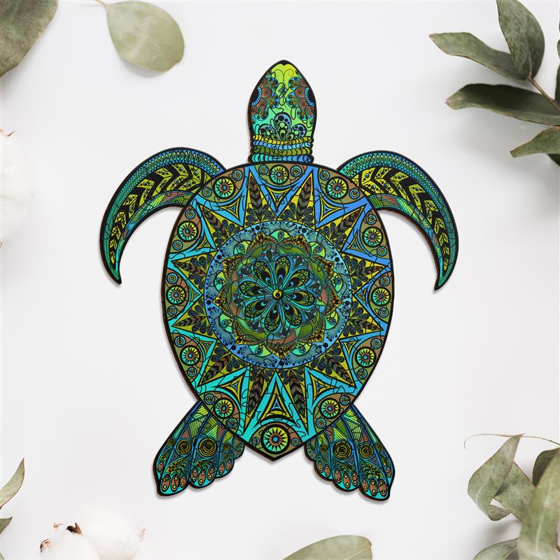 Bộ xếp hình gỗ đồ chơi Thegioipuzzle ghép hình puzzle con vật- Con Rùa