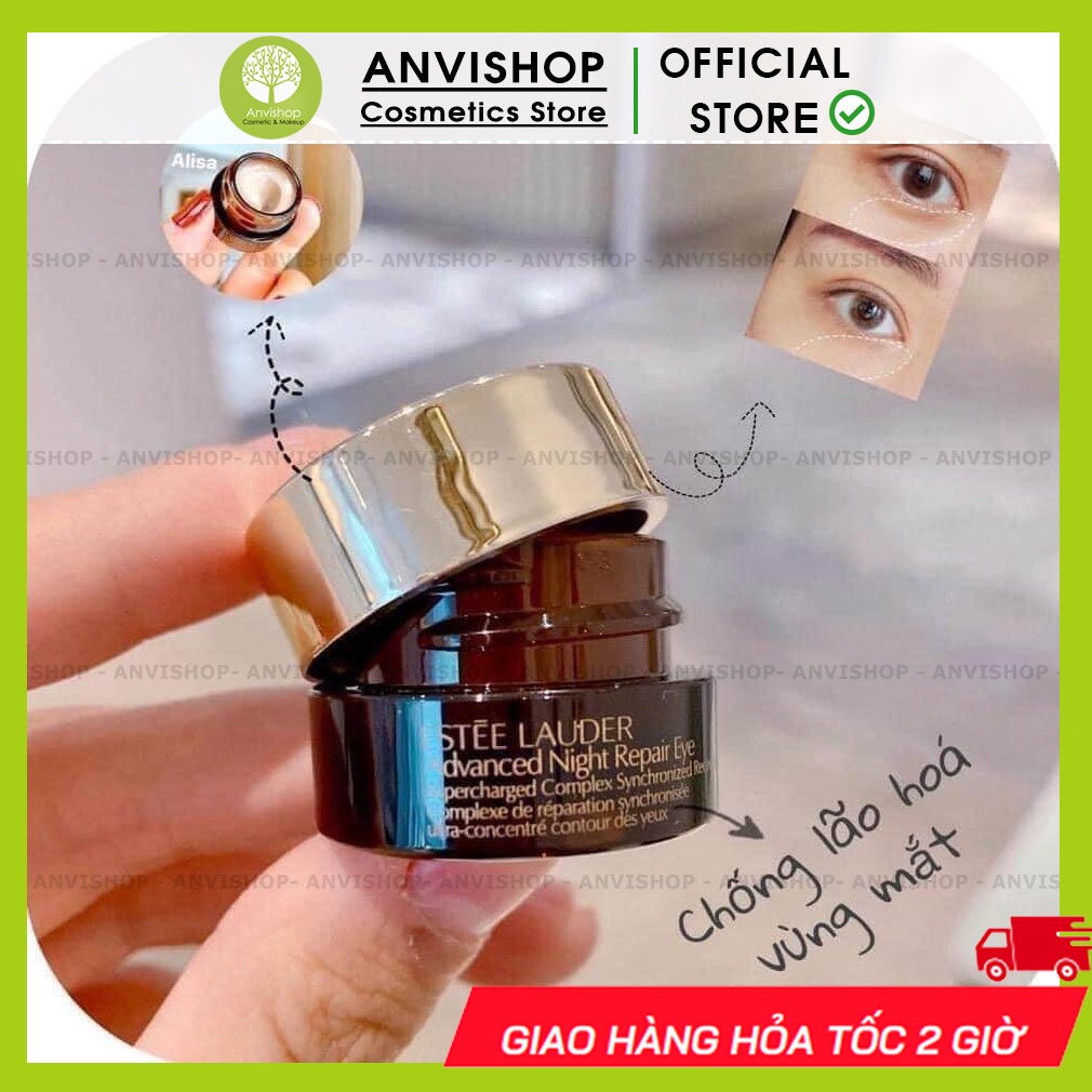 Kem mắt ESTEE LAUDER 5ml mini chính hãng, Kem dưỡng mắt giảm thâm quầng nếp nhăn bọng mắt tái tạo phục hồi da vùng mắt