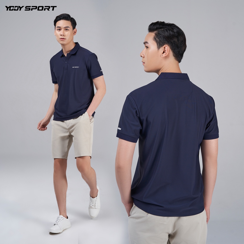 Áo thun polo thể thao YODY SPORT vải cao cấp thoáng mát co giãn SAM5001