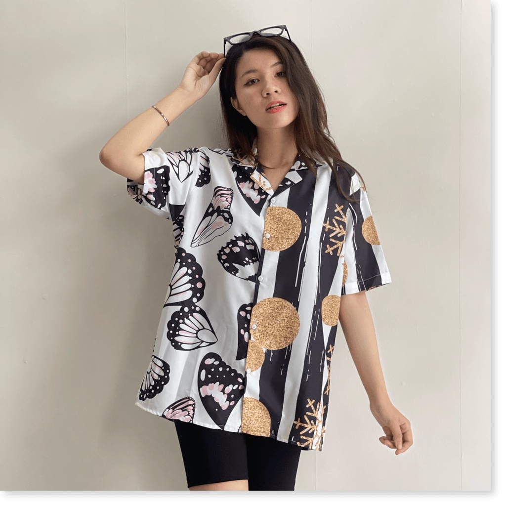 ÁO SƠ MI FORM RỘNG CỰC ĐẸP , SIÊU ĐỘC LẠ , HOT NHẤT 2021 KME FASHION