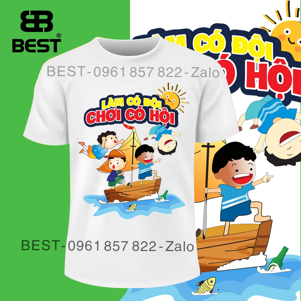 [RẺ VÔ ĐỊCH] ÁO NHÓM DU LỊCH ĐI BIỂN TEAM WORK GIÁ RẺ