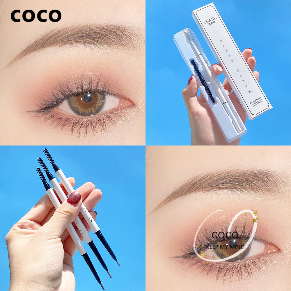 Chì kẻ mày đầu mảnh, không thấm nước và lâu trôi, không dễ lem, người mới bắt đầu sử dụng có đầu thay thế | BigBuy360 - bigbuy360.vn