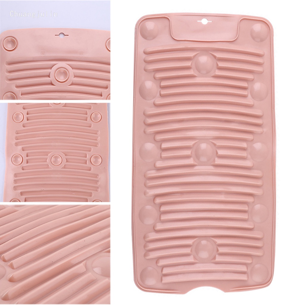 Bàn chà giặt quần áo bằng nhựa silicon mềm mini đa năng sáng tạo