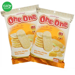 Bánh gạo ngọt vị phô mai bắp One One gói 118g