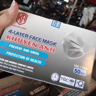 Khẩu trang y tế 4 lớp khuyến anh