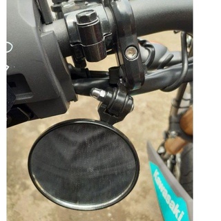 Gương chiếu hậu tròn gắn tay lái xe mô tô klx-crf 150-wr 155 chuyên dụng