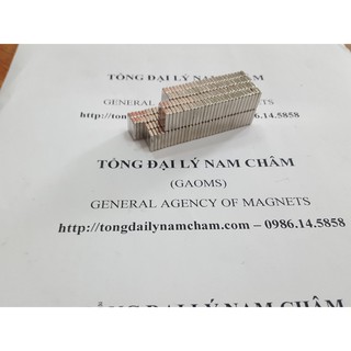 Nam châm trắng 10x5x2mm