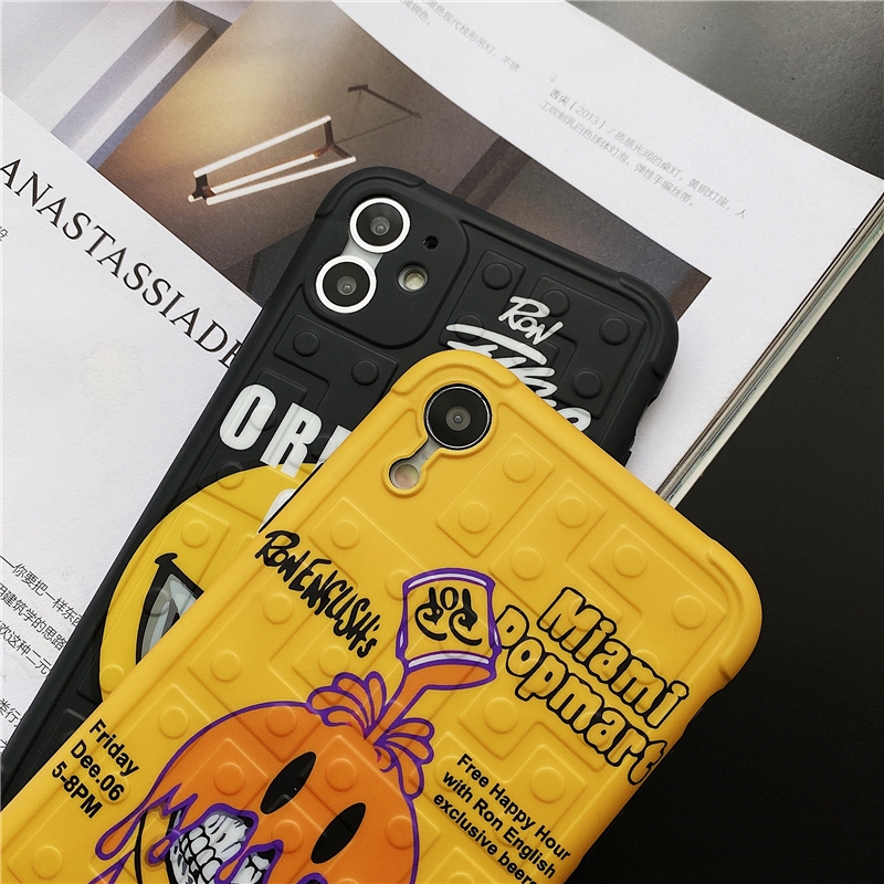 iPhone 12 Pro max Ốp điện thoại dẻo đèn/vàng hình đầu lâu cho IPHONE 7/8 PLUS / X / XS / XR / XS MAX / 11/11 PRO / 11 PRO MAX / SE2 | BigBuy360 - bigbuy360.vn